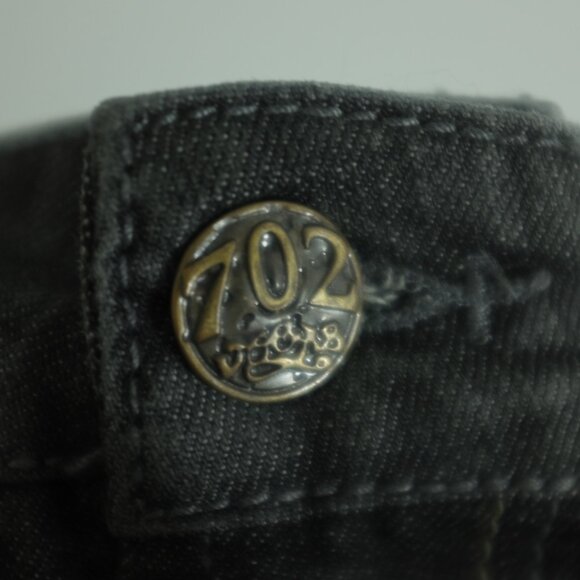 COPY - 702 vegas denim pants jeans dark grey size 34 - Picture 3 of 9